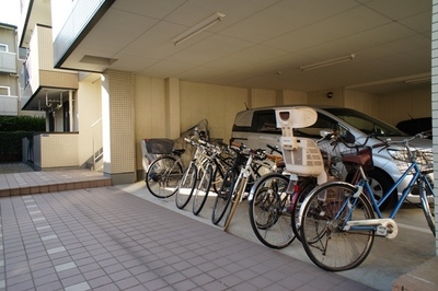 Other common areas. On-site bicycle parking lot
