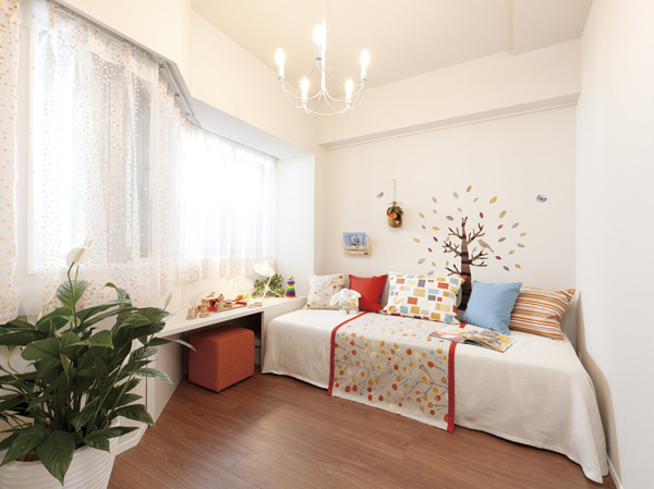 Interior.  [bedroom] Widely clean and can be used as, Also it has rich secured storage space.