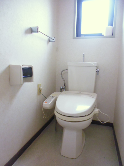Toilet. It is a photograph of another in Room