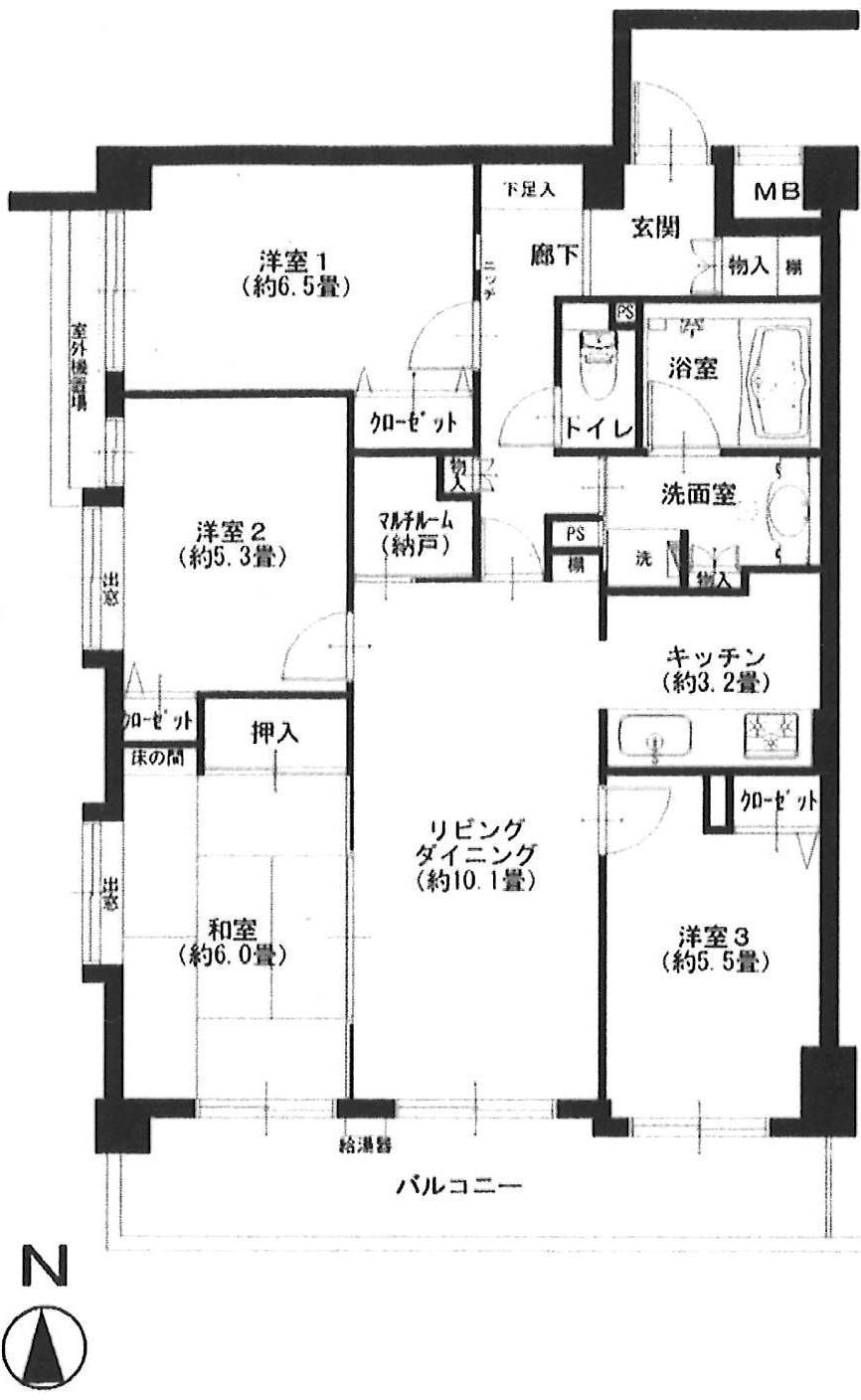 Floor plan. 4LDK, Price 39,900,000 yen, Footprint 83.3 sq m , You can preview at any time because of the balcony area 11.03 sq m 4LDK vacancy