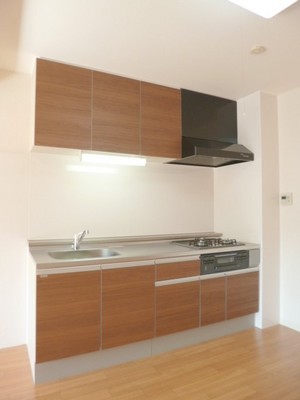 Kitchen. It was changed to a three-necked stove system Kitchen.