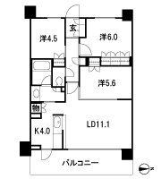 Floor: 3LDK, the area occupied: 66.6 sq m, Price: 36,780,000 yen, now on sale