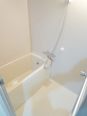 Bath. Mixing is a faucet with Thermo