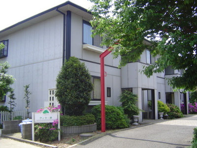 Building appearance. The second floor part of the two-storey