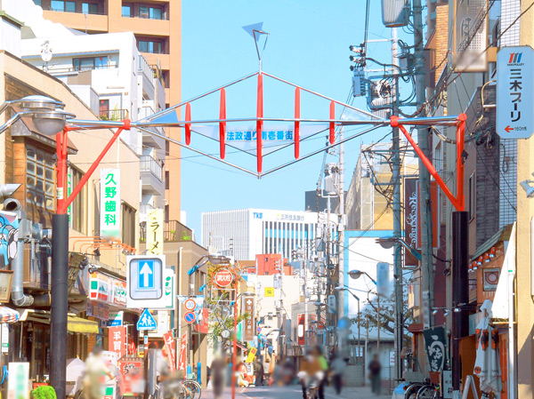 Surrounding environment. Hosei Street Minamiichi numbered street (about 500m ・ 7-minute walk)