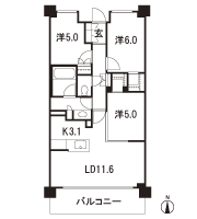 Floor: 3LDK + 2WIC, occupied area: 68.35 sq m, Price: TBD