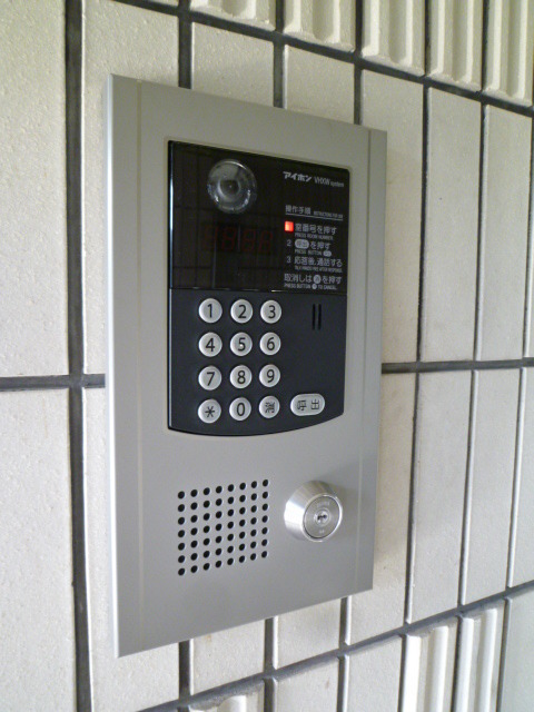 Security. TV monitor with auto-lock April 2014 a new installation