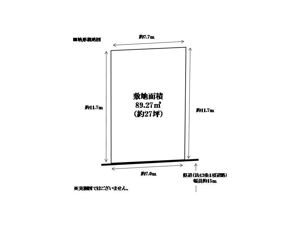 Compartment figure. Land price 48,600,000 yen, Land area 89.27 sq m