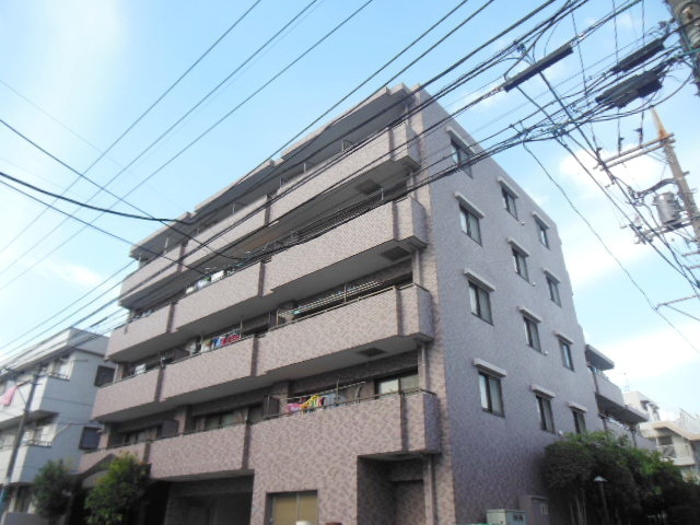 Building appearance. Located in a quiet residential area
