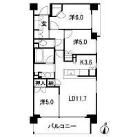 Floor: 3LD ・ K + N (storeroom) + WIC (walk-in closet), the occupied area: 70.12 sq m, Price: TBD