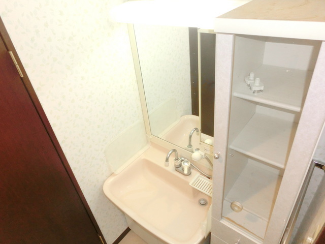 Washroom. Convenient independent wash basin also busy morning