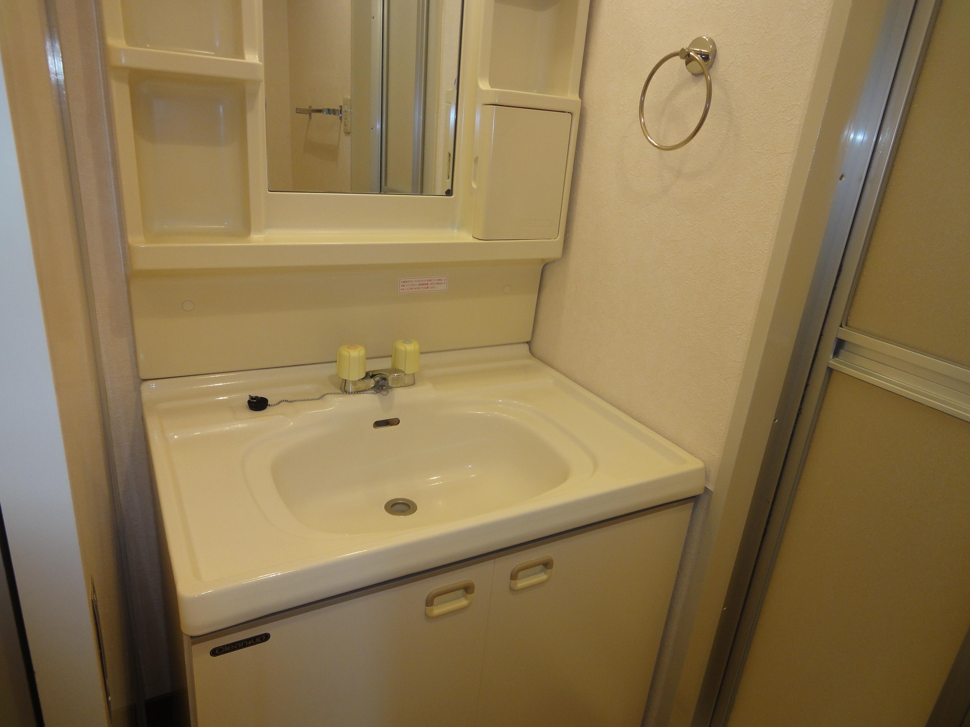 Washroom. Independent wash basin