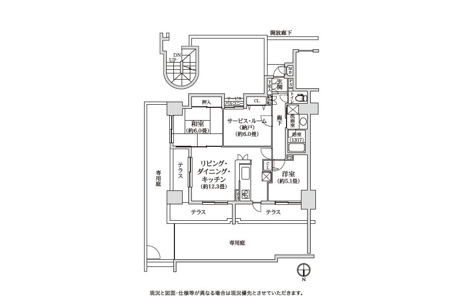 Floor plan. 2LDK + S (storeroom), Price 29,800,000 yen, Occupied area 67.26 sq m , Balcony area 18.91 sq m