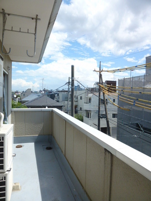 Balcony. Day is good for the direction south