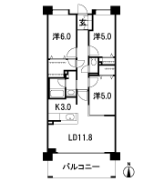 Floor: 3LDK + BW, the occupied area: 71.06 sq m, Price: 50,980,000 yen, now on sale