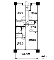 Floor: 3LDK + BW, the occupied area: 66.69 sq m, Price: 39,980,000 yen, now on sale