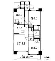 Floor: 3LDK + WIC, the occupied area: 73.47 sq m, Price: 58,800,000 yen, now on sale