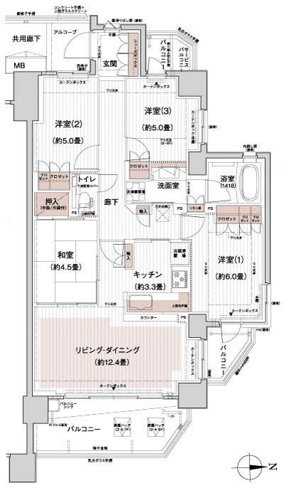 Floor: 4LDK, occupied area: 82.58 sq m, Price: 57,900,000 yen, now on sale