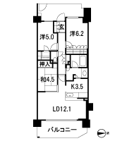 Floor: 3LDK + WIC, the occupied area: 71.72 sq m, Price: 42,900,000 yen, now on sale