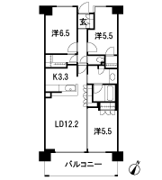 Floor: 3LDK + MC + WIC, the area occupied: 73.1 sq m, Price: 49,500,000 yen, now on sale