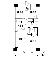 Floor: 3LDK + MC + WIC, the area occupied: 73.1 sq m, Price: 46,500,000 yen, now on sale