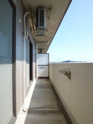 Balcony. Also it is likely to dry laundry