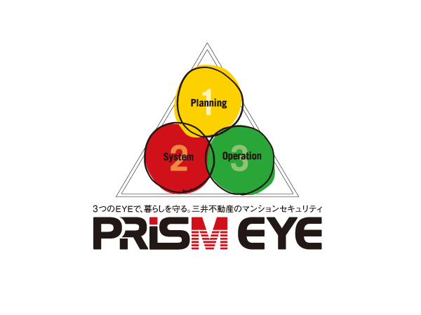 Security.  [Security system by their own criteria, "PRISM EYE"] Establish a security system "PRISM EYE" by its own crime prevention design criteria in Mitsui Fudosan Residential. It protects life from the total point of view to the management and operation from design.