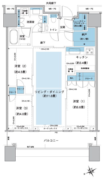 Floor: 3LDK + SIC + N, the occupied area: 73.33 sq m, Price: 50,280,000 yen, now on sale