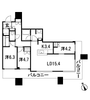 Floor: 3LDK + WIC + SIC, the occupied area: 79.58 sq m, Price: 58,080,000 yen, now on sale