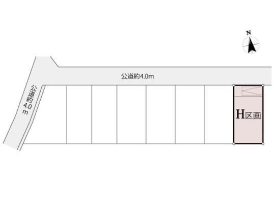 Compartment figure. Land price 36,110,000 yen, Land area 88.41 sq m compartment view