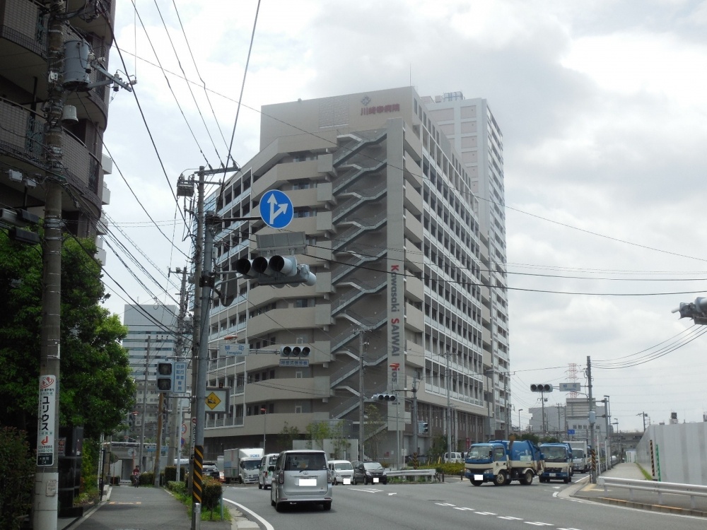 Hospital. Saiwai Kawasaki Hospital (New Wing) 513m to Omiya-cho, (hospital)