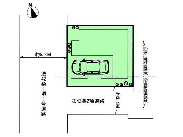 Compartment figure. 45,300,000 yen, 2LDK+S, Land area 61.2 sq m , Building area 95.01 sq m compartment view