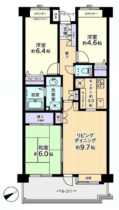Floor plan. 3LDK, Price 33,800,000 yen, Occupied area 66.32 sq m , Balcony area 10.65 sq m entrance for the first floor of the basement, The room is there, on the second floor equivalent position is also on the first floor.