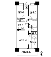 Floor: 3LDK + BW (big walk-in closet), the area occupied: 70.4 sq m, Price: 36,980,000 yen, now on sale