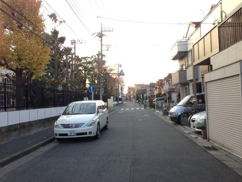 Local photos, including front road. Front road 7m Garage entrance Ease