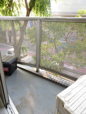 Balcony. Airy balcony