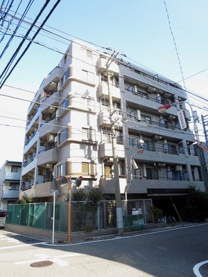 Building appearance. This RC structure apartment tiled. 