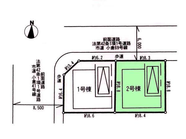 Compartment figure. 43,800,000 yen, 2LDK+S, Land area 74.6 sq m , Building area 103.5 sq m compartment view