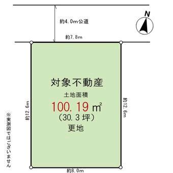 Compartment figure. Land price 43,800,000 yen, Land area 100.19 sq m