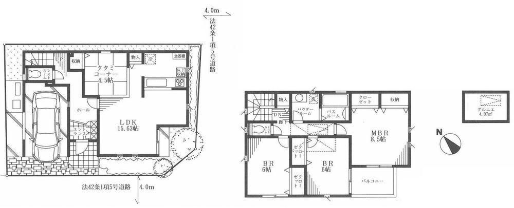 Floor plan. 47,800,000 yen, 4LDK, Land area 89.73 sq m , Building area 115.92 sq m