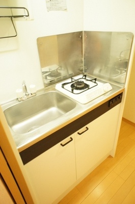 Kitchen. City gas 1-neck is with a stove ☆  ※ It is a photograph of the inverted type of room