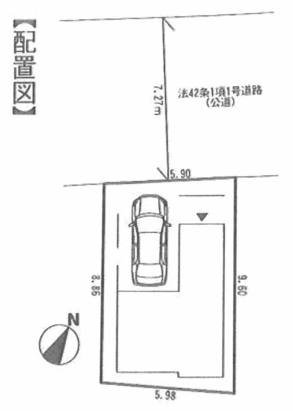 Compartment figure. 42,800,000 yen, 3LDK, Land area 54.8 sq m , Building area 95.22 sq m