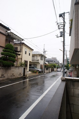 View. It is a quiet residential area. 