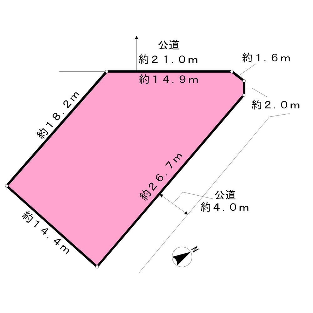 Compartment figure. Land price 115 million yen, Land area 343.28 sq m