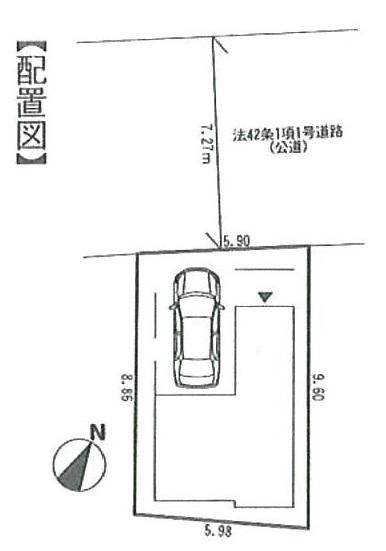 Compartment figure. 42,800,000 yen, 3LDK, Land area 54.8 sq m , Building area 95.22 sq m