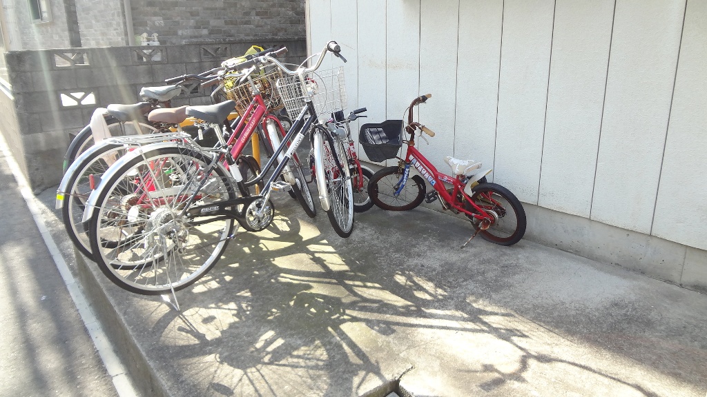 Other common areas. Bicycle parking space