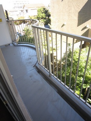 Balcony. Spacious balcony is also good ventilation