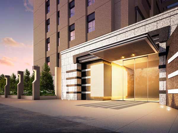 Shared facilities.  [Another entrance to a profound sense of] Sub entrance, Enhance the convenience of the people live, So to speak resident private entrance. Designs using marble luxury, The main entrance as well have praised the magnificent height. (Rendering)