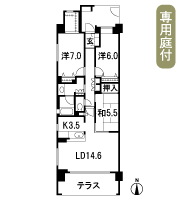Floor: 3LDK + BW, the area occupied: 85.4 sq m, Price: 43,880,000 yen, now on sale