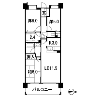 Floor: 3LDK + BW, the occupied area: 72 sq m, Price: 36,880,000 yen, now on sale